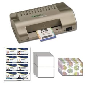 Employee ID Card Printing & Lanyard Kit (Set of 25)
