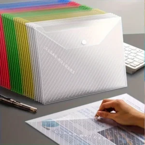 Heavy-Duty A4 File Folders - Tabbed