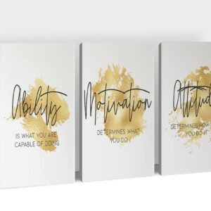 Motivational Wall Frame Set