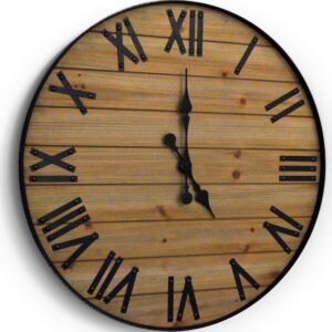 Wooden Wall Clock