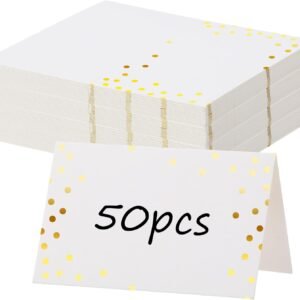 Menu Cards Printed Gold (50 pack)