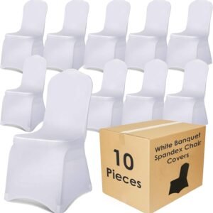Chair Cover Spandex White (10 Pack)