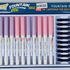 Chren Happy Holiday Cute Fountain Pen With Cartridge 1Pc