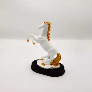 Premium White Ceramic Horse Sculpture