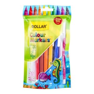 Dollar Colour Marker Pack Of 10