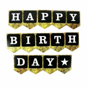 Happy Birthday Hanging Banner (Multi)