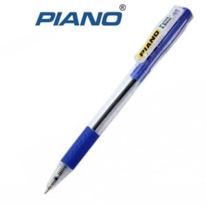 Piano Needle Point Ball Pens 10 Pcs/box - Blue
